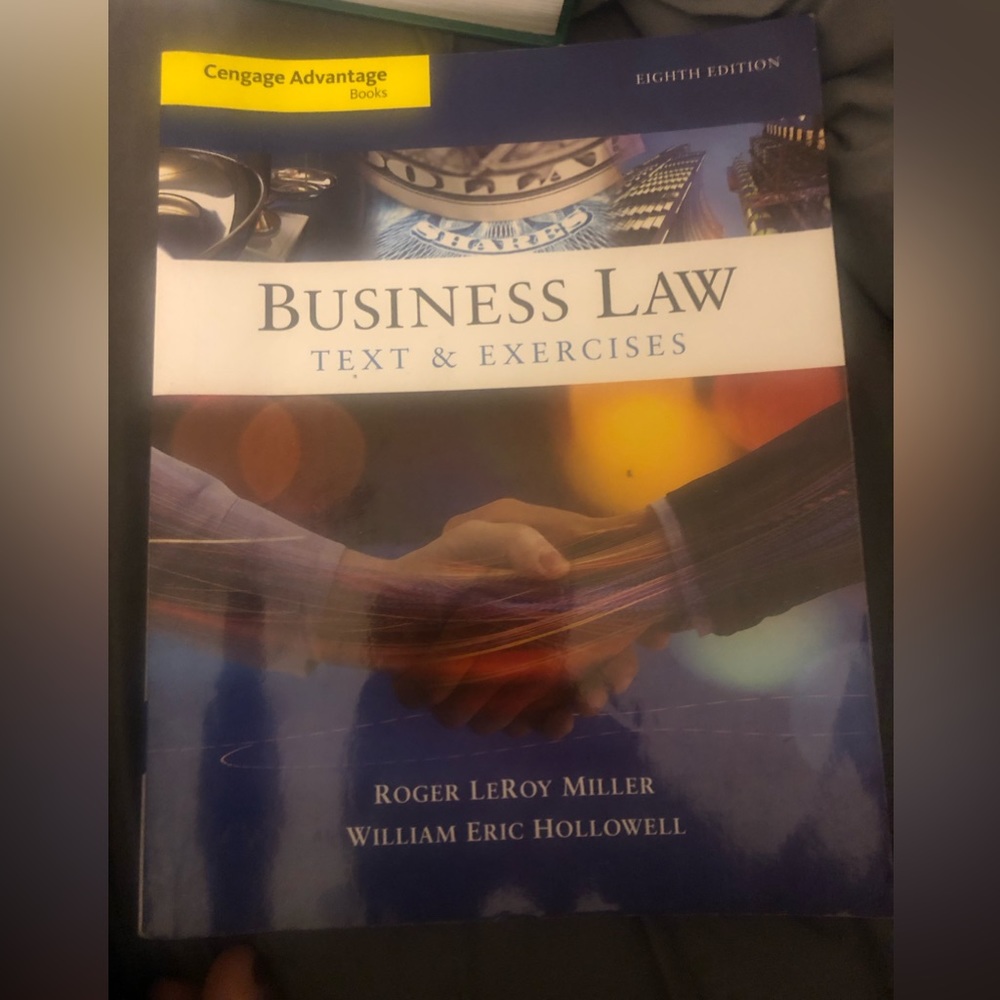 Business Law Text and Exercises 8th Edition


Item 26